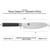Shun Classic Ultimate 6" Utility Knife (DM0741) dimensions