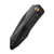 WE Knife Co Solid Stonewashed Black Etched (WE22028-5) closed clipside