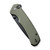 CIVIVI Brazen Tanto G10 OD Green (C19059C-2) closed