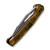 CIVIVI BullTusk Damascus Clad Polished Ultem (C23017-DS1) closed frame