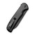CIVIVI Chevalier II Aluminum Black (C20022B-1) closed clipside