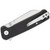 QSP Penguin Button Lock G10 Black (QS130BL-A1) closed clipside