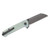 QSP Penguin Button Lock G10 Jade (QS130BL-B2) open clipside