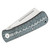 QSP Hedgehog Micarta Denim (QS142-B) closed reverse