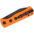 QSP Canary Folder G10 Orange (QS150-B2) closed clipside
