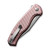 CIVIVI Stormhowl Aluminum Pink (C23040B-3) closed clipside