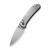 WE Knife Co Qubit Polished Bead Blasted Titanium (WE22030F-2)