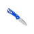Buck 814 Mini Trace Blue (0814BLS-B/13766) open clipside