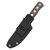 QSP Canary Micarta Brown (QS155-A1) sheath back