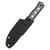QSP Canary Black Stonewashed Micarta Black (QS155-B2) in sheath