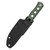 QSP Canary Micarta Green (QS155-C1) in sheath