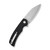 SENCUT Omniform Micarta Black (S23064-2) open clipside