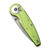 CIVIVI Starflare Aluminum Green (C23052-3) closed