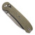 Knafs Lander 2 Micarta Green (KNAFS-00274) closed