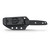 Vosteed Mink Micarta Black (D0101) in sheath