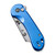 CIVIVI Elementum Utility Aluminum Blue (C23039B-2) closed