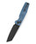 Bestech Slasher Black Stonewashed D2 Micarta Blue (BG56C-2) 