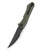 Bestech Ivy Black Stonewashed 14C28N G10 OD Green (BG59C)