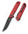 Bestechman Mini Dundee Black D2 G10 Red (BMK03N)
