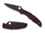 Spyderco Endura 4 Burgundy Lightweight Black (C10BGBKP)