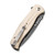 CIVIVI Incindie Damascus G10 Ivory (C23053-DS1)