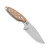 Kizer Muskrat 154CM Micarta Brown (1064C1)