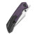 Kansept Fenrir Satin CPM Micarta Purple + Titanium Blackwash (K1034Z1)