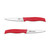 Kussi Fine Edged Caring Knife 4" Red - Variety BC (804-RDT)
