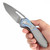 Kansept Thoth Damascus Titanium Lightning Strike (K1075T5)