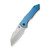 WE High-Fin XL Stonewash CPM Titanium Blue/Purple (WE24010-2)