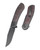 Bestech Vestige Titanium Red Marble Carbon Fiber Inlay (BT2411C)