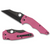 Spyderco Reveal 17 YoJumbo Pink G10 Black Blade (C253GPNBKP)