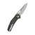 QSP Emu Stonewash 14C28N Micarta Green (QS164-B1) 