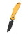 Bestech Angry Owl Black D2 G10 Yellow (BMK12A-2)