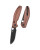 Bestech Angry Owl Black D2 G10 Brown (BMK12D-2)