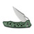 CIVIVI Anaaki Skeletonized Aluminum Green (C24039-3)