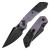 Tenable Fenrir Micarta Purple & Aluminum Blackwash (T1034S5)