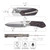 Remette Meteor Titanium Alloy & Carbon Fiber Dark Brown (RTPT-D)