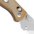 Kizer Drop Bear Utility Micarta Brown (V3619JA7)