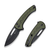 SENCUT Squiggy G10 Black/Green (S24082A-2)