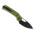 Reate PL-XE Black PVD Micarta Green (PL-XE-06)