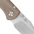 Kizer Drop Bear 2 Micarta Brown (V3619.2CC1)