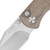 Kizer Drop Bear 2 Micarta Brown (V3619.2CC1)