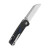 QSP Penguin V2 Stonewash Blue Shredded Carbon Fiber Overlay G10 (QS130V2-E1)