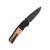 QSP Vault Black Stonewash Aluminum Bolsters G10 with Copper Foil (QS157-D2)