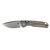 Vosteed Psyop 299 Stonewashed S35VN Micarta Green & Titanium Bolster (A2220)