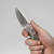 Vosteed Psyop 299 Satin S35VN Micarta Green & Titanium Bolster (A2218)