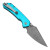 Tenable Fenrir Anodized Aluminum Blue with Fishscale Texture (B1034H8)