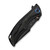 WE Tighe Down Black Titanium Integral with Black/Yellow Carbon Fiber Inlay (WE24054B-1)