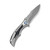 WE Tighe Down Grey Titanium Integral with Black/Blue Carbon Fiber Inlay (WE24054-1)
